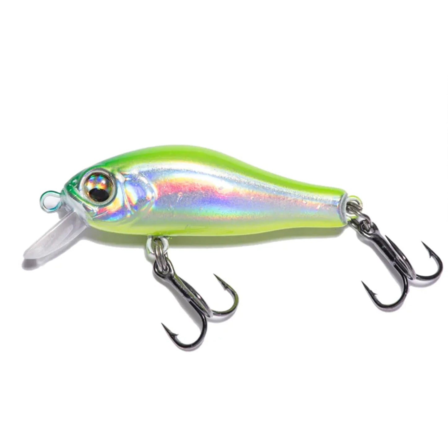 Luya Bait Boxed Minnow Lure One Piece Diving Floating Freshwater 2.2g Black