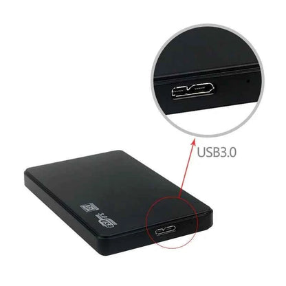 USB 3.0 2.5 Inch SATA HDD SSD External Enclosure 5Gbps High Speed For PC PS5
