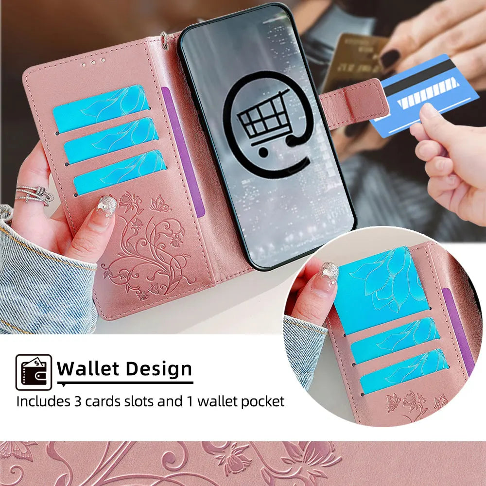 Fashion Magnet Buckle Case Wallet Phone Cover for Oneplus 13 oneplus 12 12R 11 10T 10 8 9 Pro 9R 9RT 8T Leather Flip Case