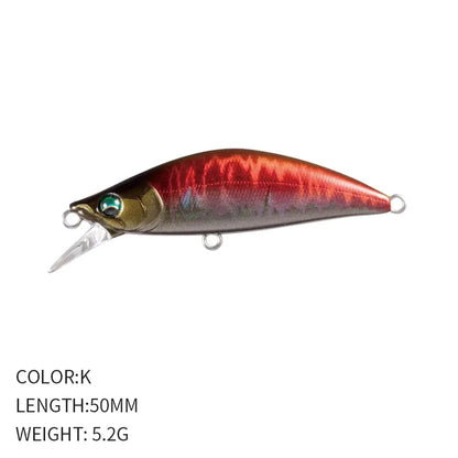 Sinking Minnow Lure 6cm 6.5g Wobbler Jerkbait Bass Sea Fishing Crankbait