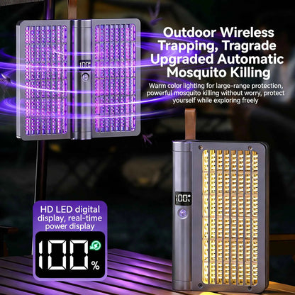 Upgraded 3000V Mosquito Swatter with Charging 4 in 1 Electric USB Rechargeable Mosquito Swatter Mosquito Killer Lamp