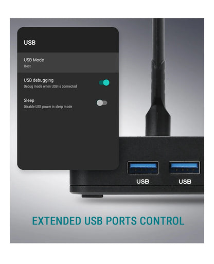 Original Ugoos AM9 Pro Smart TV Box Android 14 Amlogic S905x5-J WiFi6 BT5.3 1000M  HDR Set Top Box Media Player Support AI-SR
