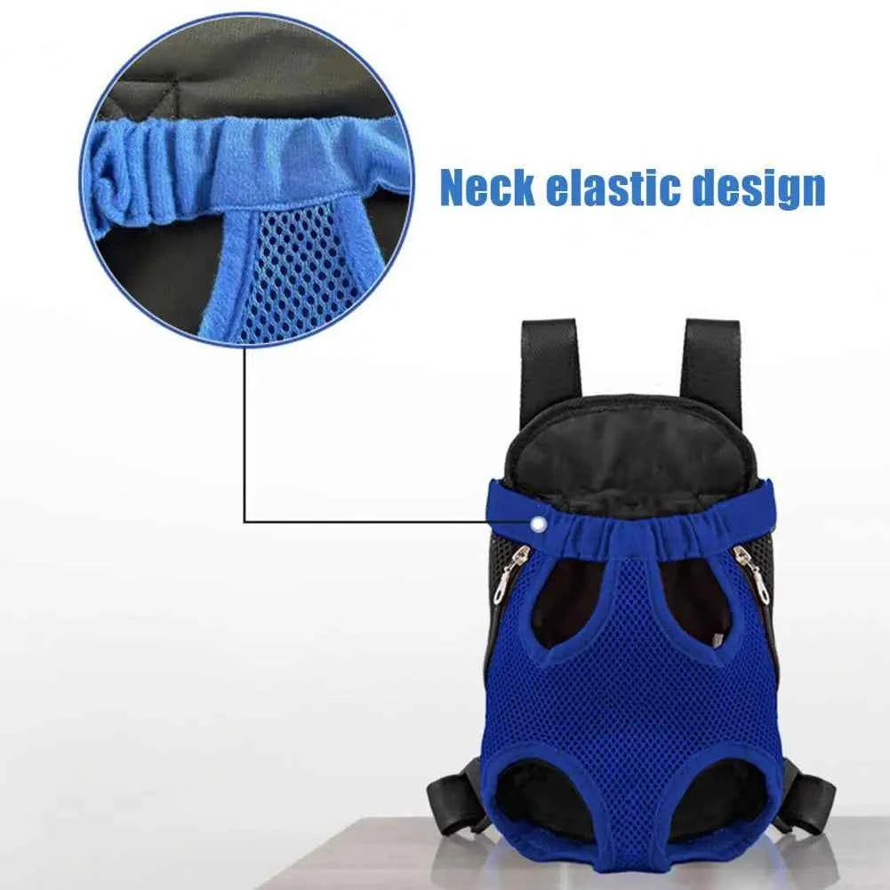 Pet Carrier Backpack Adjustable Front Carrier For Hiking Dogs Cats Travel Bag