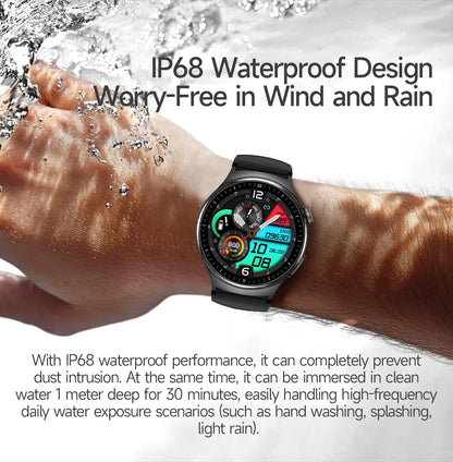 2026 New upgrade Health Check Smart Watch ECG Blood Lipid Uric Acid Body Fat BP Sport Waterproof HD Call Smart Watch Man Women