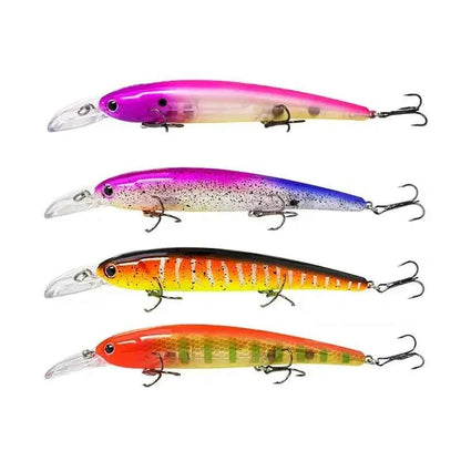 Deep Diving Fishing Lures 145mm Floating Minnow Long Tongue Board 16.8g