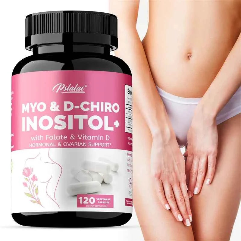 Myo And D Chiro Inositol For Hormone Balance And Healthy Cycles 120 Capsules