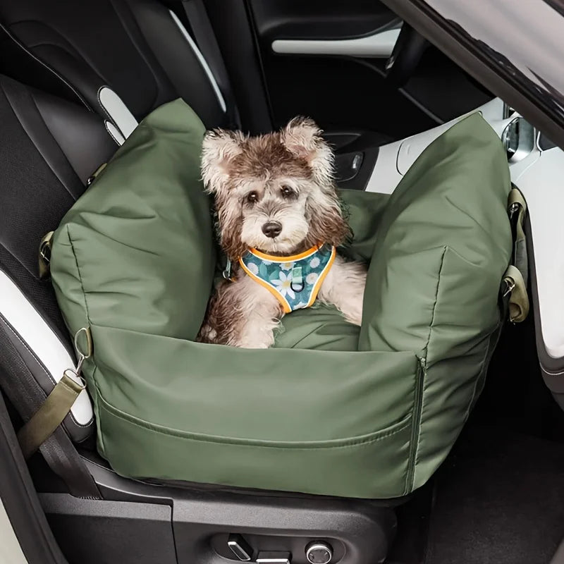 Winter Waterproof Luxury Dog Car Seat Pet Beds Comfortable Puppy Dog Bed Soft Travel Pet Car Seat with Safety Buckle