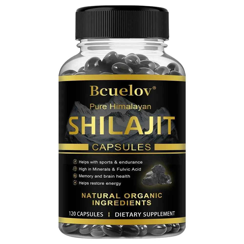 Shilajit Original Capsules High Purity Mineral Supplements With 85 Trace Minerals