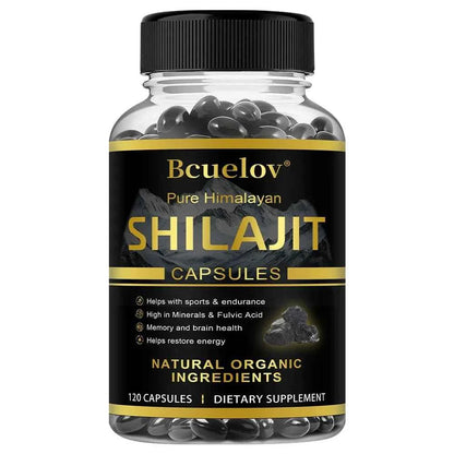 Shilajit Original Capsules High Purity Mineral Supplements With 85 Trace Minerals