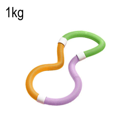 Weighted Spring Steel Frame Foldable Segments Protection Waist Ergonomic Spine Protection Women Home Gym Fitness Soft Spring