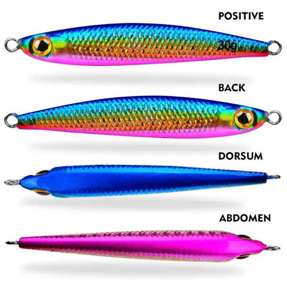 Metal Cast Jig Spoon Lure 10 20 30 50g For Shore Casting Sea Bass