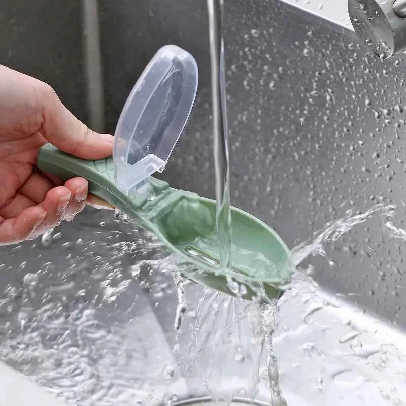 38G ABS Fish Scale Scraper Planer With Cover Kitchen Tools