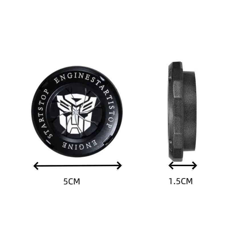 Car Onekey Start Stop Button Cover Ignition Switch Protective Ring