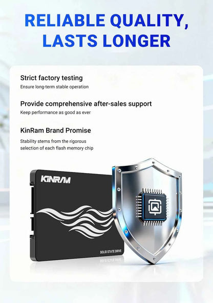 128GB 2.5 Inch SATA III SSD For Laptop And Desktop KinRam