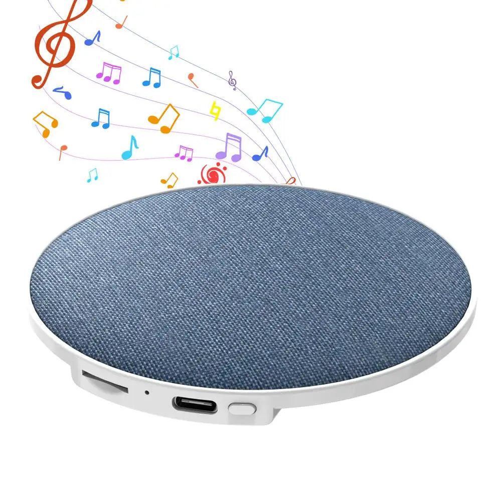 Sleep Aid Pillow Speaker Bluetooth 5.4 Wireless Mini White Noise Speaker Adjustable Timers,Long-Lasting Battery for Deep Sleep