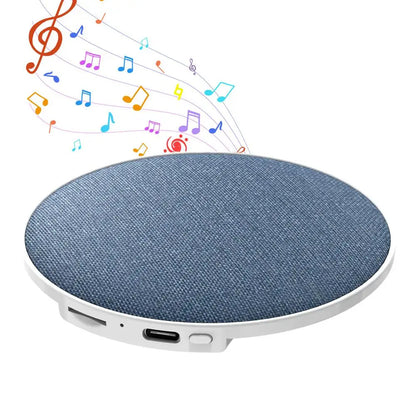 Sleep Aid Pillow Speaker Bluetooth 5.4 Wireless Mini White Noise Speaker Adjustable Timers,Long-Lasting Battery for Deep Sleep