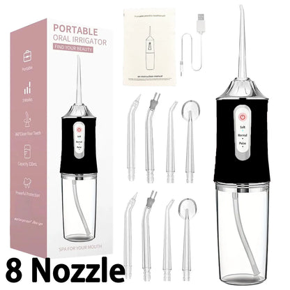 Dental Irrigator Water Flosser Bpa-Free Nozzles Replacement Orthodontic Gurunanda Kids Power Tooth Oral Irrigador Teeth Flossing