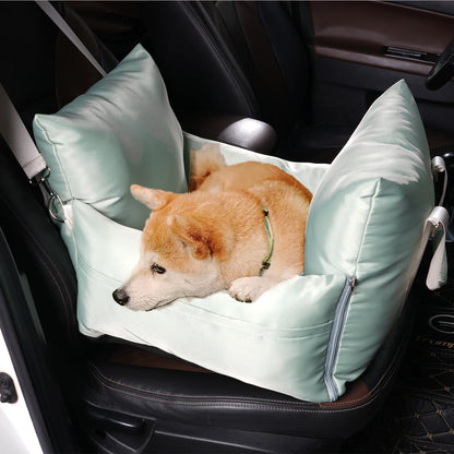 Winter Waterproof Luxury Dog Car Seat Pet Beds Comfortable Puppy Dog Bed Soft Travel Pet Car Seat with Safety Buckle