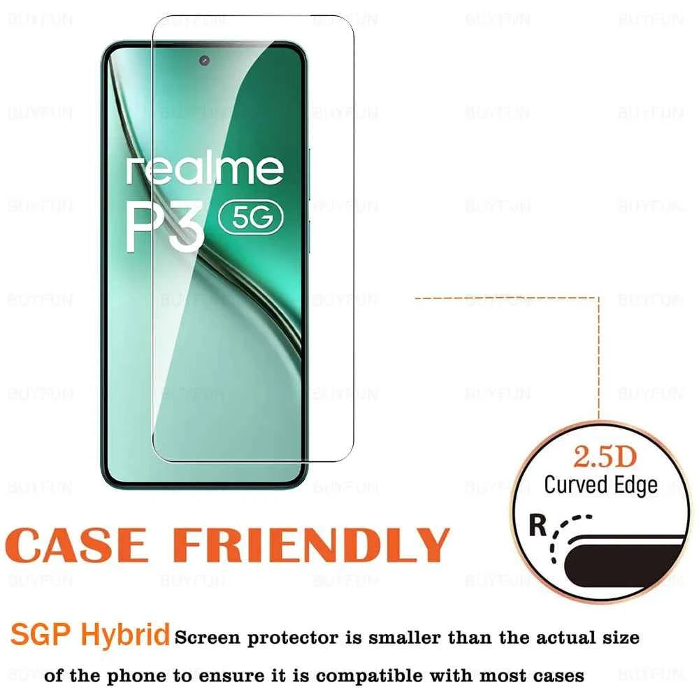 1-4Pcs Tempered Glass For Realme P3 5G Screen Protector RealmeP3 Ultra Realmy P 3 3P RealmeP3Ultra P3Ultra 2025 Protective Film