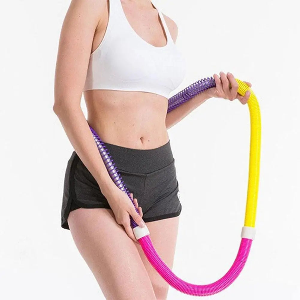 Weighted Spring Steel Frame Foldable Segments Protection Waist Ergonomic Spine Protection Women Home Gym Fitness Soft Spring