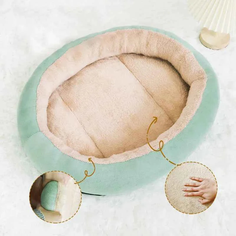 Cat & Dog Beds Oval shaped pet nest All Houses Supplies Things Habitats Basket House Beds Pet Products Cushion Goods Accessories