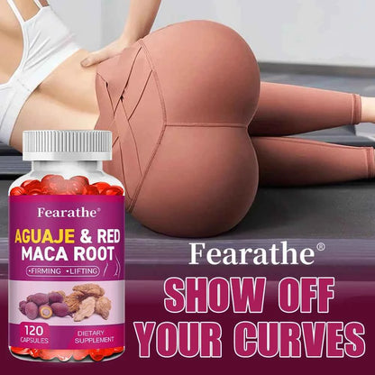 Aguaje Red Maca Root Extract For Buttocks Firming And Immune Health 120 Capsules
