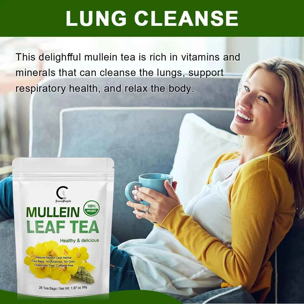 Greenpeople Herbal Mullein Leaf Drink Lung Cleansing Unobstructed Breathing