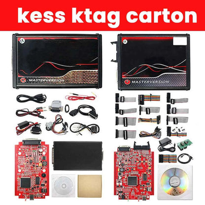 Kess V2 Full V5.017 Online ECU Chip Tuning Kit 2.80 EU Red With Toolbox