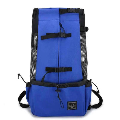 Breathable Adjustable Washable Pet Backpack Carrier For Medium Dogs Polyester