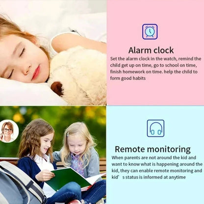 Q19 Children Kids Smart Watch SOS Phone Call Location Tracker Anti-Lost Camera Voice Function Touch Screen Waterproof Student