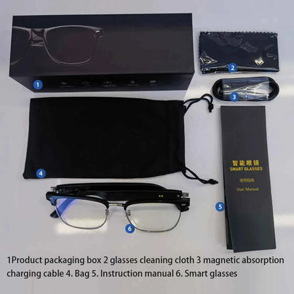 4K Smart Glasses AI With 8MP Camera For Video Recording Translation
