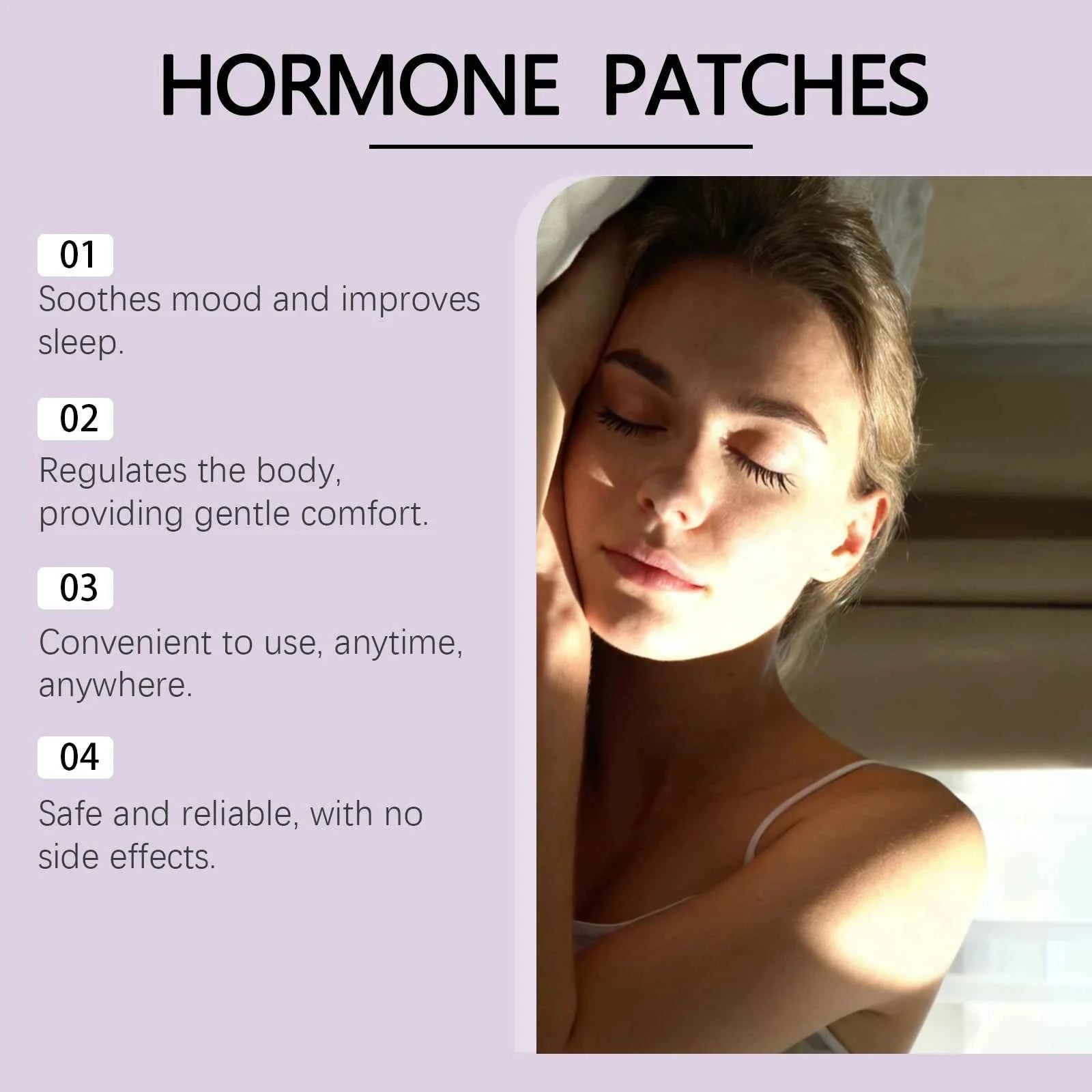 Body Care Patch Gentle On Skin Relieves Hot Flashes And Night Sweats