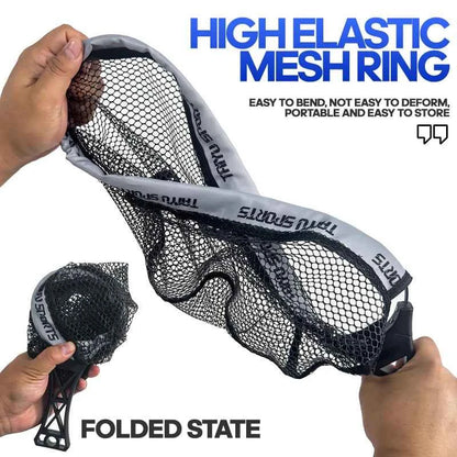 Taiyu Folding Small Fishing Net With Bag ABS Grip Integrated Hook Adhesive Net