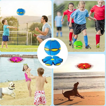 Ufo Stomp Rocket Launcher Magic Flying Saucer Bouncy Stomp Ball Interactive Toys Gift Outdoor Decompression Transformation Sport