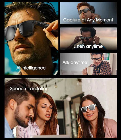 Xiaomi 4K AI Smart Glasses With HD Camera Bluetooth Translate Voice Assistant