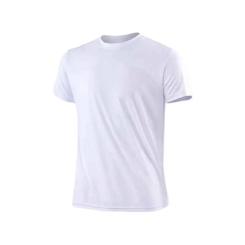 Men's Quick Dry Short Sleeve Gym Tee Moisture Wicking Round Neck Lightweight