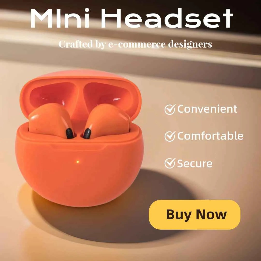 Mini Bluetooth Headset Wireless Portable Earpiece With Microphone For Mobile