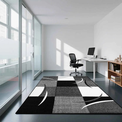 Geometric Modern Style Carpet Living Room Non-slip Gaming Room Decoration Nordic Large Area Rugs Washable Rug Coffee Tables Mat