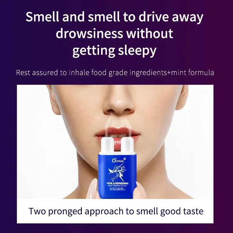 O'CHEAL Alcohol Free Energizing Aromatherapy Inhaler Bar Vapors Stick