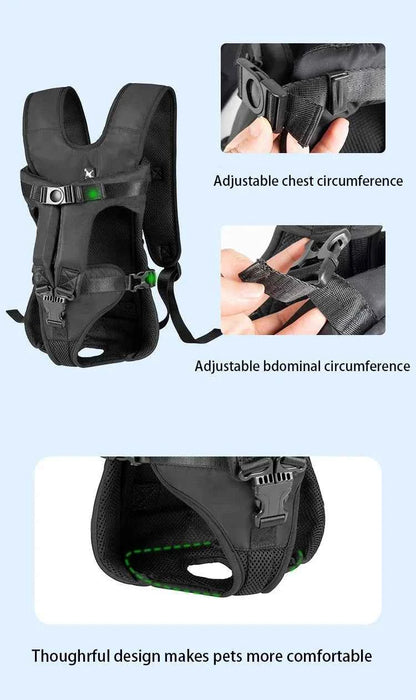 Pet Backpack Carrier For Cats And Dogs Front Travel Bag For Small Medium Dogs