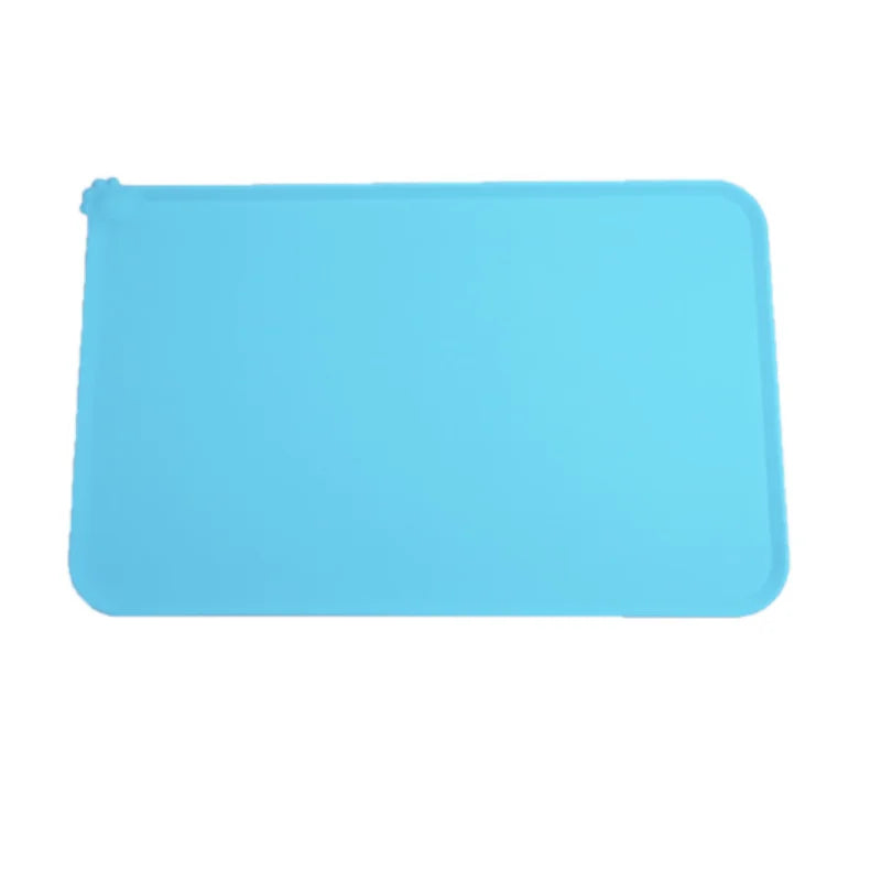Silicone Pet Meal Mat Waterproof Anti-Slip Cat Food Mat Puppy Feeding Bowl Mat No Cleaning Required Pet Accessories