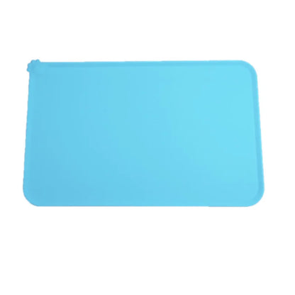 Silicone Pet Meal Mat Waterproof Anti-Slip Cat Food Mat Puppy Feeding Bowl Mat No Cleaning Required Pet Accessories