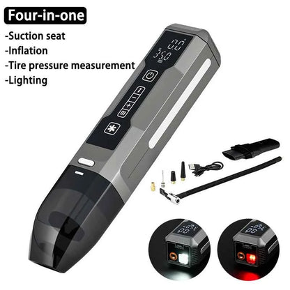5 IN 1 Jump Starter For Car Battery Car Jump Starter Heavy Duty Jumpstarter Heavy Duty With Air Pump & Vacuum Cleaner