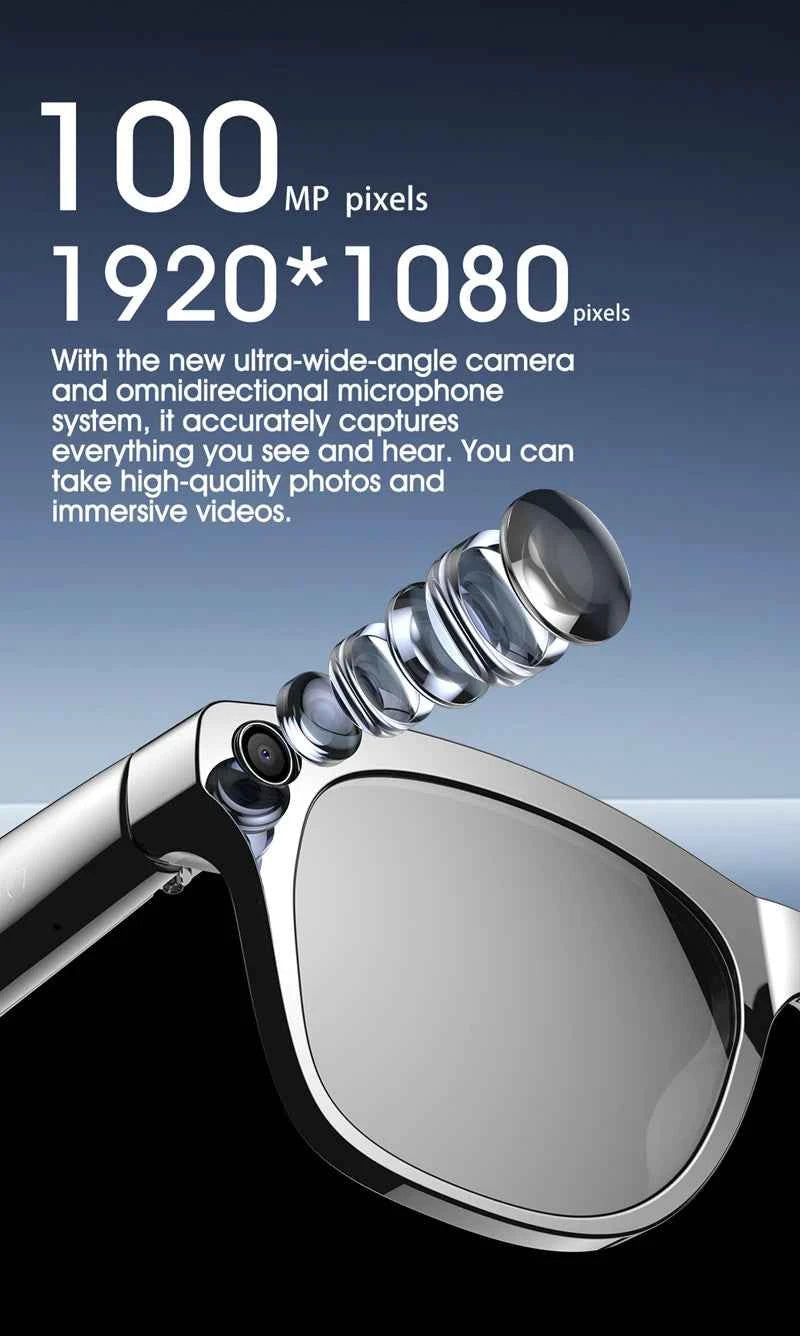 Xiaomi 4K AI Smart Glasses With HD Camera Bluetooth Translate Voice Assistant