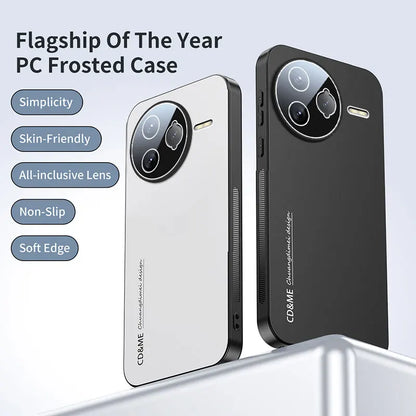 Luxury Shockproof AG Matte Case For XIAOMI POCO F7 Ultra F7 Pro Magnetic PC Frosted 360 Degree Bracket Stand Protective Cover