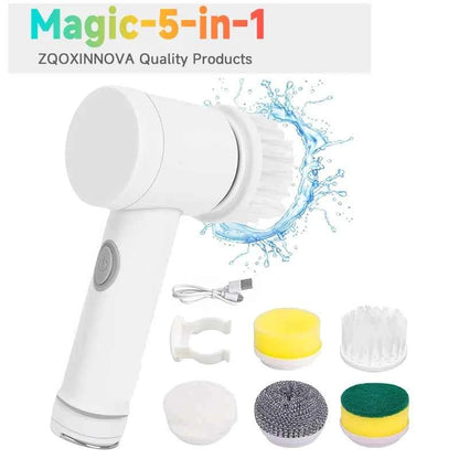 Household Cordless Spin Scrubber Multipurpose Cleaning Brush  Kitchen Gadgets Hair Brushes Bathroom Broom Toilet Electric Mops
