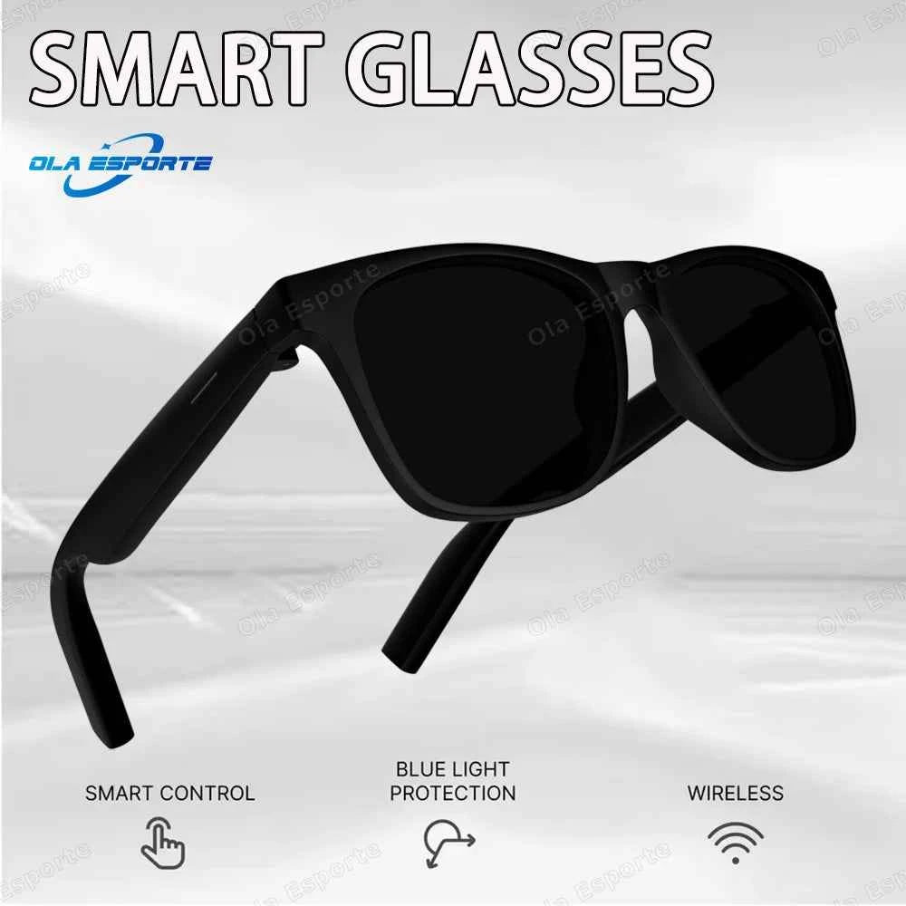 Ola Esporte Smart Glasses Bluetooth Sunglasses Anti Blue Light Wireless Headset