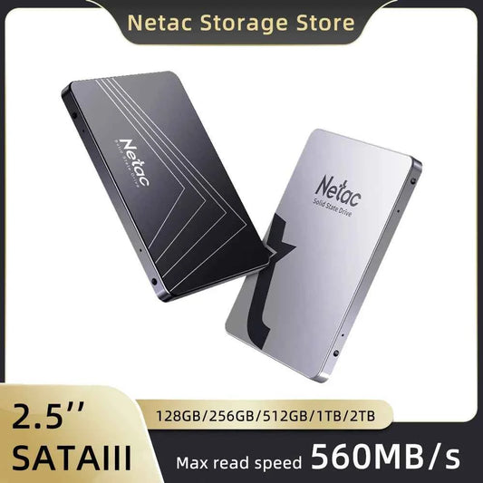 Netac 2.5 Inch SATA III SSD AHCI 128GB 256GB 512GB 1TB 2TB 4TB