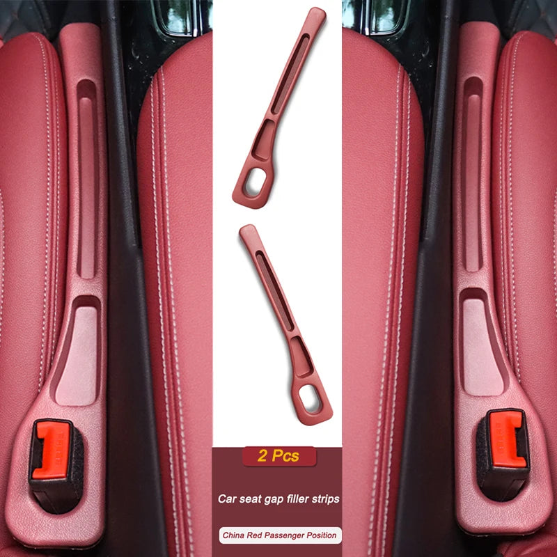 2Pcs Car Seat Gap Filler Side Seam Plug Strip Leak-proof Filling Strip For All Car Model Wallet Phone Holder Car Accessories