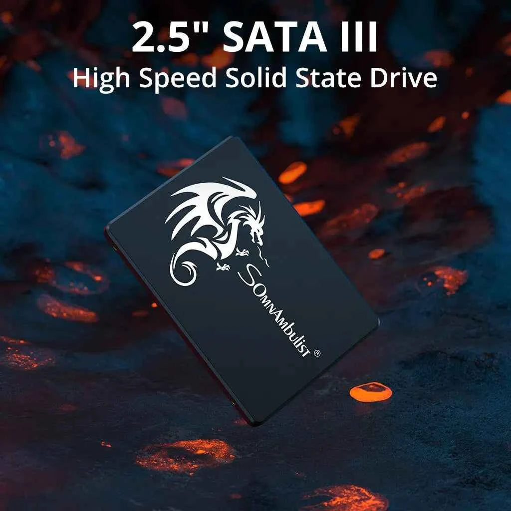 SomnAmbulist 2.5 Inch SSD SATA III Solid State Drive 128GB To 2TB